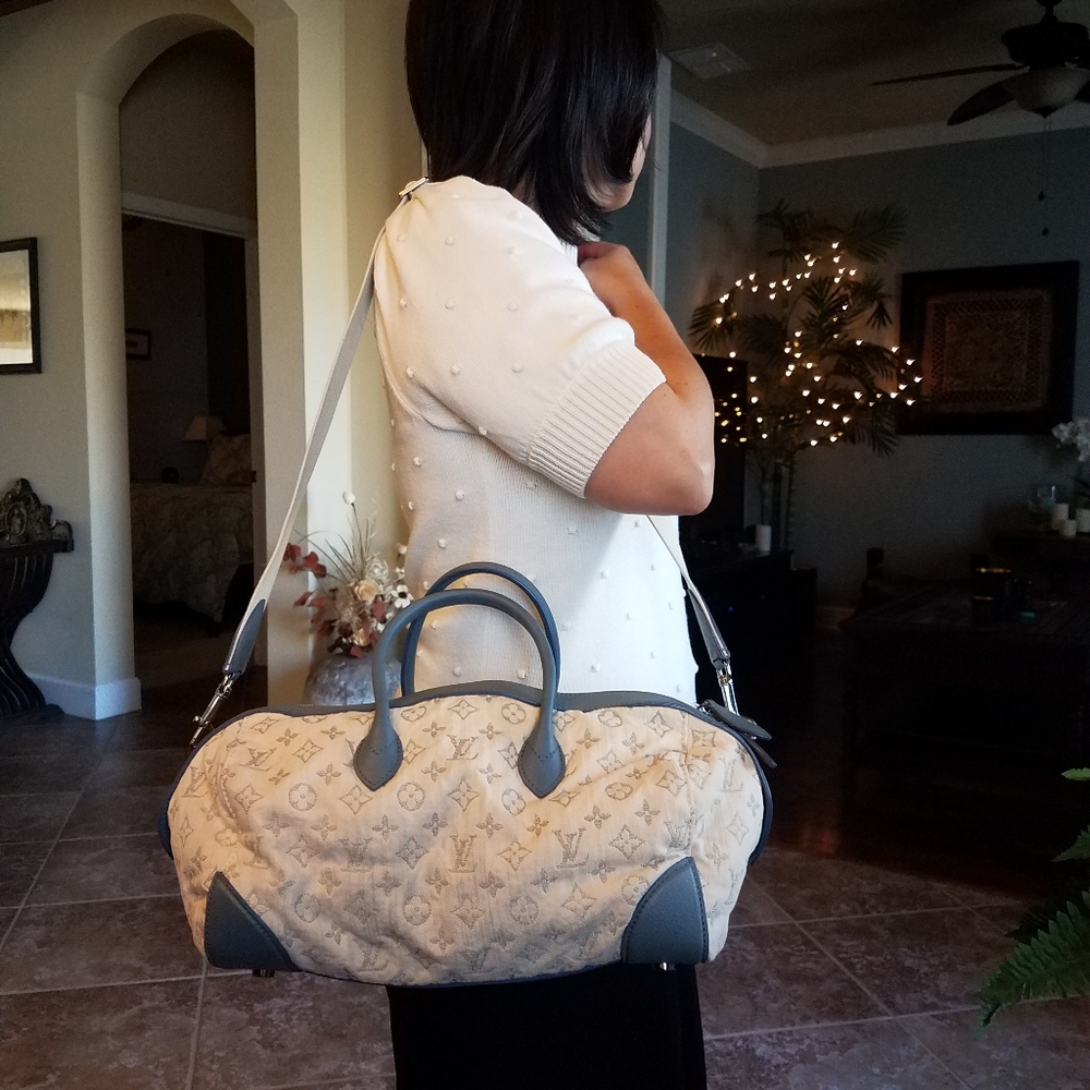 Authentic Louis Vuitton Limited Edition Blue Monog